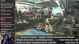 Scorpion Streams  Monster Hunter Generations Ultimate [upl. by Arimlede]