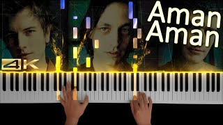 Duman  Aman Aman  Piano Tutorial Medium 4K [upl. by Benedicta]