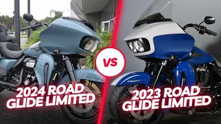 2024 Harley Davidson Road Glide Limited VS 2023 Harley Davidson Road Glide Limited [upl. by Ettenor]