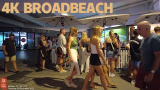 4k Explore Broadbeach Nightlife  Broadbeach  Gold Coast  Queensland  Australia [upl. by Yanaton37]