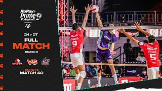 Calicut Heroes v Delhi Toofans  S3 Match 40  RuPay Prime Volleyball Powered by A23 [upl. by Nahshu231]