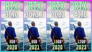 RTX 3070 vs RTX 3070 TI vs RTX 3080 vs RTX 4070  Test in 16 Games [upl. by Iaj729]