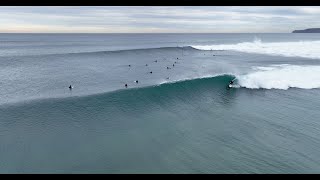 Surfing the first winter swell of the year Merewether Beach 3rd JUNE 2022 [upl. by Ahseenak]