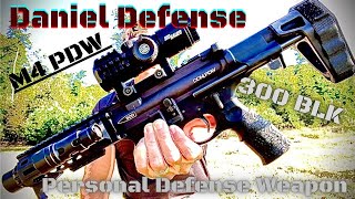 Daniel Defense M4 PDW 300 BLK Review and Field Test 100 yards 150 yards [upl. by Lairret]