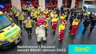 Nødetatene i Ålesund danser BlimEdansen 2022  quotDen enequot [upl. by Arek]