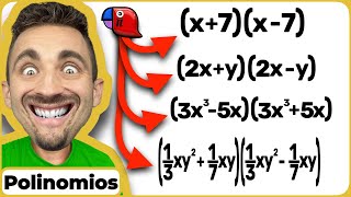 ✅ IDENTIDADESIGUALDADES NOTABLES SUMA POR DIFERENCIA POLINOMIOS de DIFERENTES GRADOS FÁCIL R4043 [upl. by Clarabelle]