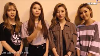 Mamamoo 마마무 introduction as time passes [upl. by Neeluqcaj]