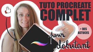 TUTO PROCREATE COMPLET  ASTUCES  pour débutant [upl. by Ahsakal]