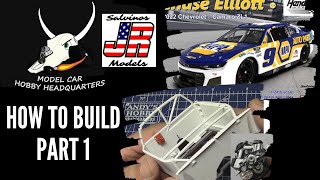 How To Build The New Salvinos JR Models NASCAR Next Gen Camaro Part 1 Ep203 [upl. by Ettinger]