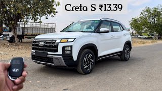 Hyundai Creta S ₹ 1340  2024 Detailed Review [upl. by Nwahsak]