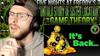 Vapor Reacts 818  FNAF 7 GAME THEORY quotUntold Story of Sister Locationquot The Game Theorists REACTION [upl. by Ariamo]