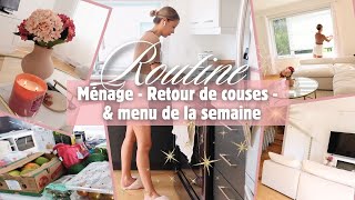 ROUTINE DU VENDREDI Ménage  Retour de courses Costco  Menu de la semaine [upl. by Hsaniva]