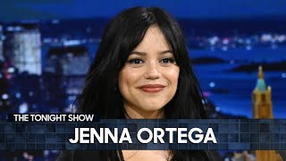 Jenna Ortega Got Scared by Michael Keaton Dressed Up as Beetlejuice Talks Wednesday Season 2 [upl. by Eimia]