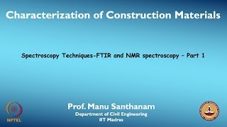 Spectroscopy Techniques  FTIR and NMR spectroscopy  Part 1 [upl. by Lidda]