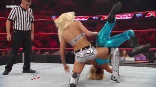 WWE Raw 6809 divas championship Kelly Kelly vs Maryse [upl. by Titos]