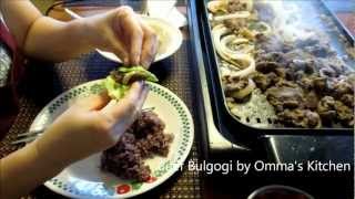 Korean Beef Bulgogi Korean BBQ 불고기 Tutorial by Ommas Kitchen [upl. by Lleinnad]