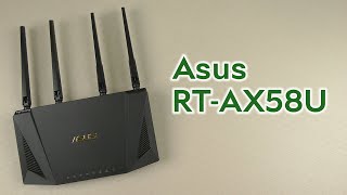 Розпаковка Asus RTAX58U [upl. by Nayt]