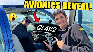 120k Custom Glass Avionics Panel Reveal On Our Bonanza F33A [upl. by Livvi]