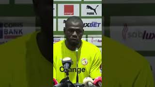 Kalidou Koulibaly Conférence de presse après la séance dentraînement des Lions 🦁🇸🇳 [upl. by Jessika201]