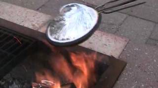 jiffy pop popping corn on a fire [upl. by Irita]