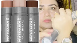 Original and copy kryolan TV pain stick Review  Details 2020  Mahjbeen’s Salon [upl. by Aicella]