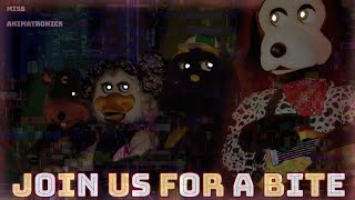 Chuck E Cheese LIP SYNC Join us for a bite FNaF Song [upl. by Bevin532]