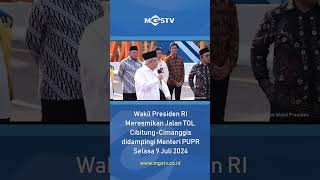 Wakil Presiden RI Meresmikan Jalan TOL CibitungCimanggis [upl. by Froma]