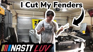 Destroying My Fenders LS Swapped TKX 5 Speed Chevy Luv NASTY LUV Build EP 30 [upl. by Lette]