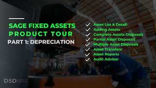 Sage Fixed Assets Product Tour Part 1 Depreciation [upl. by Ynaffet]