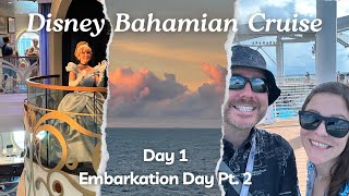 Embarkation Day  3Night Disney Wish Bahamian Cruise  Day 1 Part 2 [upl. by Haleemaj]