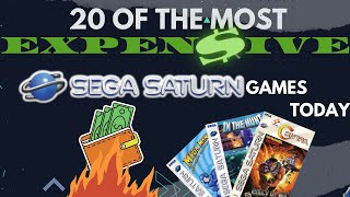 LIST 20 of the MOST EXPENSIVE Sega SATURN games today ¿Little treasures on the shelves [upl. by Akemet]