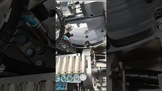 Lithium battery production process  Adding cell covers [upl. by Demp]