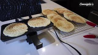 How to Make Pizzelle Cookies with Vitantonio Pizzelle Maker [upl. by Ehrlich]