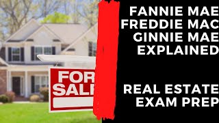 Fannie Mae Freddie Mac Ginnie Mae  Chapter 15 [upl. by Nylhtiak]