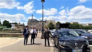 Après une promenade Emmanuel Macron et Benjamin Griveaux se quittent  InvalidesParis22 juin 2018 [upl. by Feinstein]