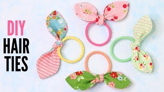 DIY Hair Tie  Quick and Easy with Free Pattern [upl. by Martin477]