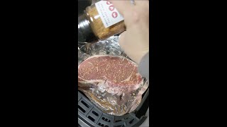 Reverse Sear Steak Airfryer  Stovetop [upl. by Gillan]