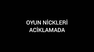 Yabancı oyun NİCKLERİ Anlamlari ile birlikte [upl. by Sackey]