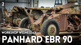 WORKSHOP WEDNESDAY Starting the Panhard EBR 90 Armoured Recon Vehicle RESTORATION PROJECT [upl. by Alastair]