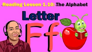 Reading Lesson 110  Letter F pictures syllables words and exercises [upl. by Irac339]