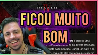 DIABLO 4 RESUMO COMPLETO CAMPFIRE TEMPORADA 5  PTR [upl. by Illib]