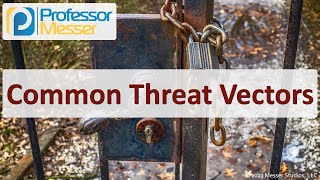 Common Threat Vectors  CompTIA Security SY0701  22 [upl. by Neik]