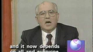 Gorbachev Resigns December 25 1991 [upl. by Radburn]