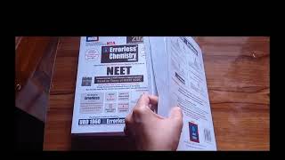 Unboxing ERRORLESS CHEMISTRY❤unboxing nta books neet iit motivation study👍 [upl. by Gerianna]