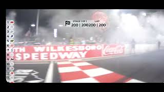 Joey Logano wins all star race incar cam with burnout [upl. by Martijn]