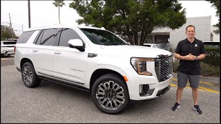 Is the GMC Yukon Denali Ultimate a BETTER luxury SUV than a 2024 Cadillac Escalade [upl. by Nylime]