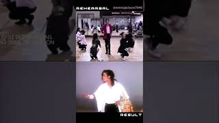 Michael Jackson Black or White Dance Rehearsal and Result [upl. by Artekal]