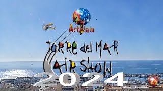 ANIMACIÓN INTRO AIR SHOW TORRE DEL MAR EXIBICIÓN AEREA 2024 [upl. by Adnauqal842]