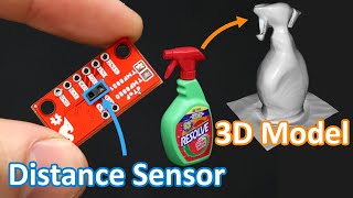 3D Reconstruction with a Tiny Distance Sensor [upl. by Nodnart]