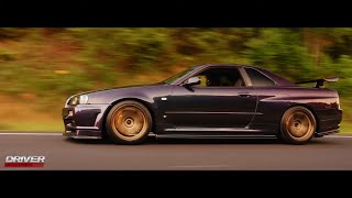 Midnight Purple Nissan Skyline R34 GTR Single Turbo [upl. by Themis]